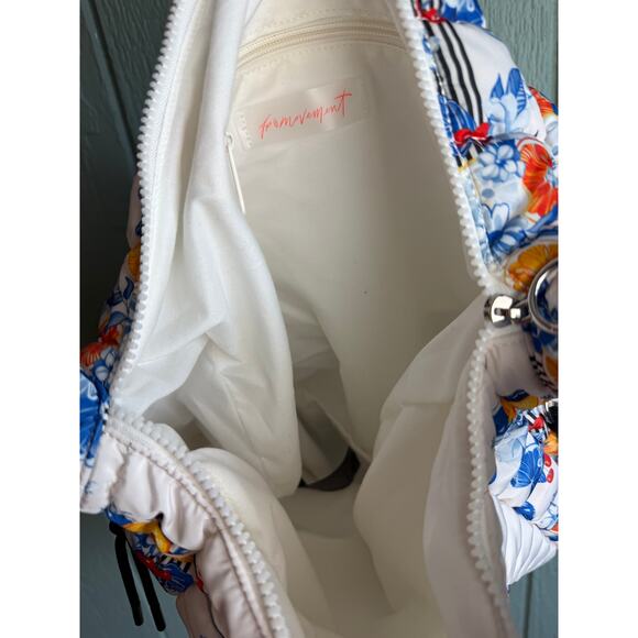 NWOT Free People Printed Tangerine Dream Quilted Carryall HTF - Picture 6 of 6